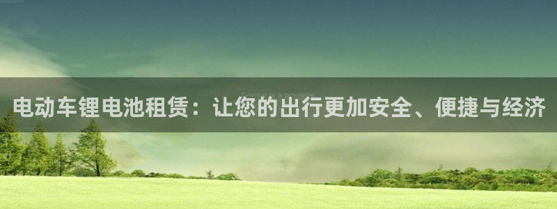 tpay钱包怎么下载：电动车锂电池租赁：让您的出行更加安全、便捷与经济